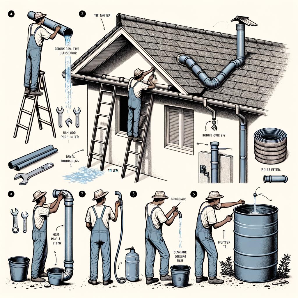 Infographic on basic steps to building your first rainwater harvesting system