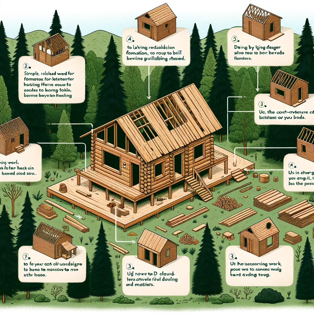 Strategies for HOW TO BUILD YOUR OWN CABIN ON A BUDGET, showcasing savings methods